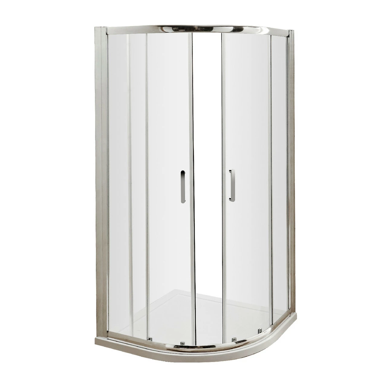 Nuie Pacific 800mm Quadrant Shower Enclosure With Rounded Polished Chrome Handle - AQU8H3