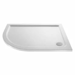 Nuie Pearlstone 1000mm X 900mm Left Hand Offset Quadrant Shower Tray - NTP110