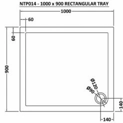 Nuie Pearlstone 1000mm X 900mm Rectangular Shower Tray With Corner Waste - NTP014 9 Nuie Pearlstone 1000mm X 900mm Rectangular Shower Tray With Corner Waste - NTP014 -Bathroom Products Sales Store nuie pearlstone 1000mm x 900mm rectangular shower tray with corner waste ntp014 four 34838.1652443554