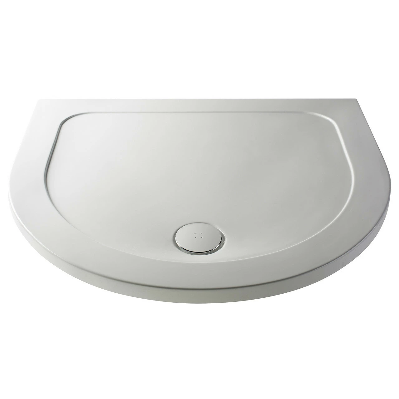 Nuie Pearlstone 1050mm X 950mm D Shape Shower Tray - NTP095 - Image 3
