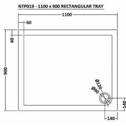Nuie Pearlstone 1100mm X 900mm Rectangular Shower Tray With Corner Waste - NTP019 9 Nuie Pearlstone 1100mm X 900mm Rectangular Shower Tray With Corner Waste - NTP019 -Bathroom Products Sales Store nuie pearlstone 1100mm x 900mm rectangular shower tray with corner waste ntp019 four 44836.1652443556