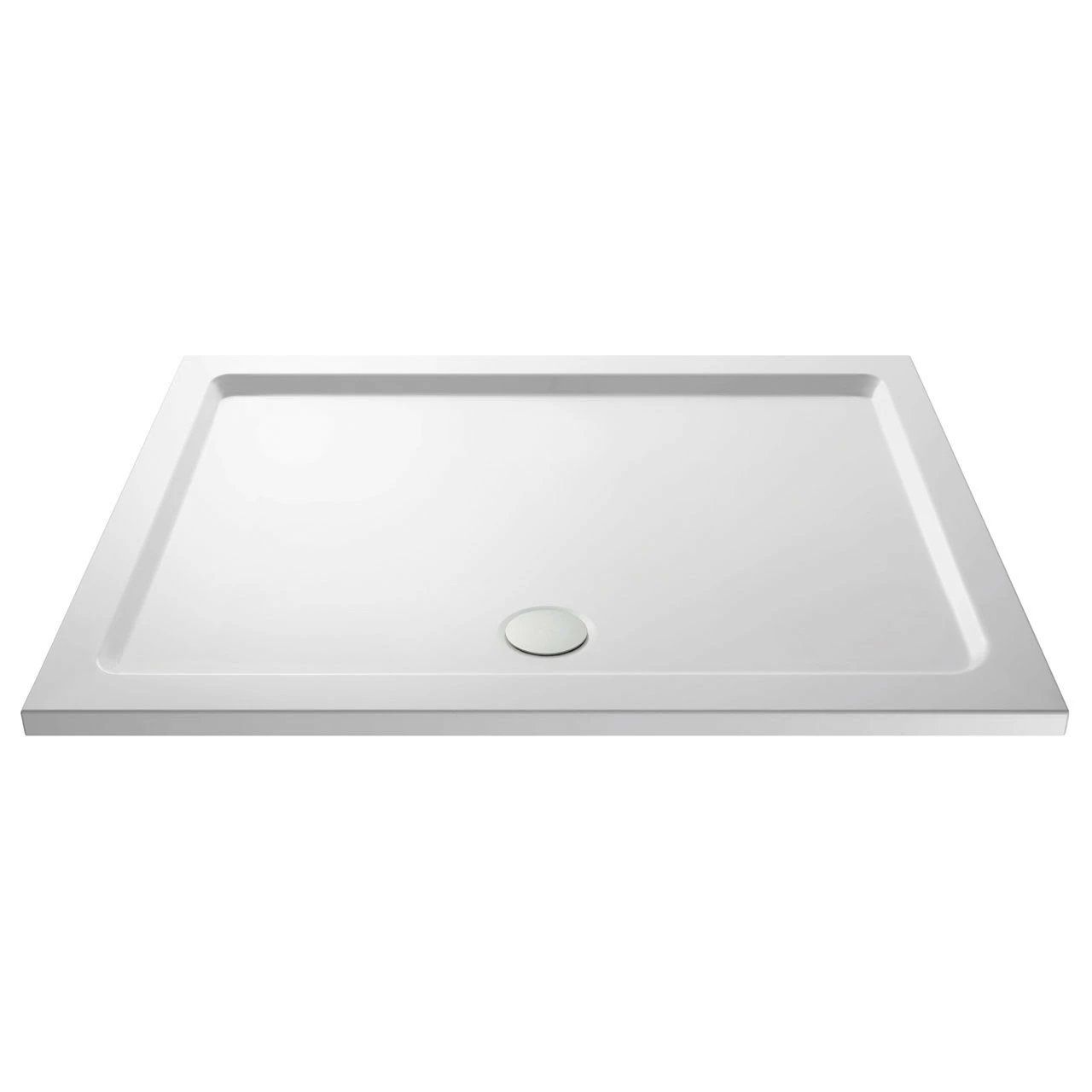 Nuie Pearlstone 1200mm X 1000mm Rectangular Shower Tray With Centre Edge Waste - NTP025 3 Nuie Pearlstone 1200mm X 1000mm Rectangular Shower Tray With Centre Edge Waste - NTP025