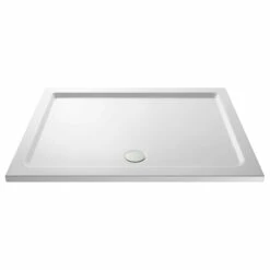 Nuie Pearlstone 1800mm X 800mm Rectangular Shower Tray With Centre Edge Waste - NTP073 -Bathroom Products Sales Store nuie pearlstone 1800mm x 800mm rectangular shower tray with centre edge waste ntp073 three 46019.1652443563