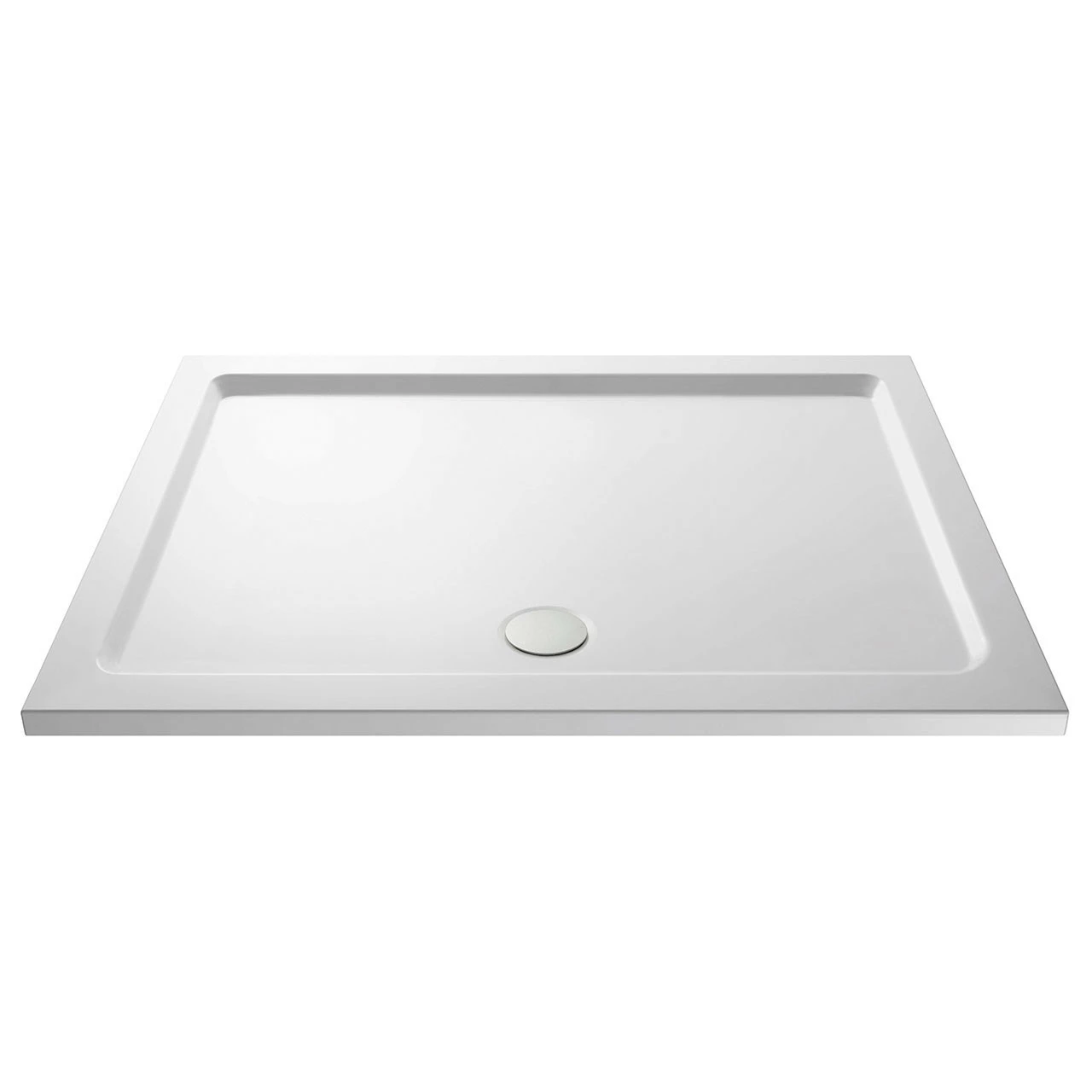 Nuie Pearlstone 1800mm X 800mm Rectangular Shower Tray With Centre Edge Waste - NTP073 - Image 3