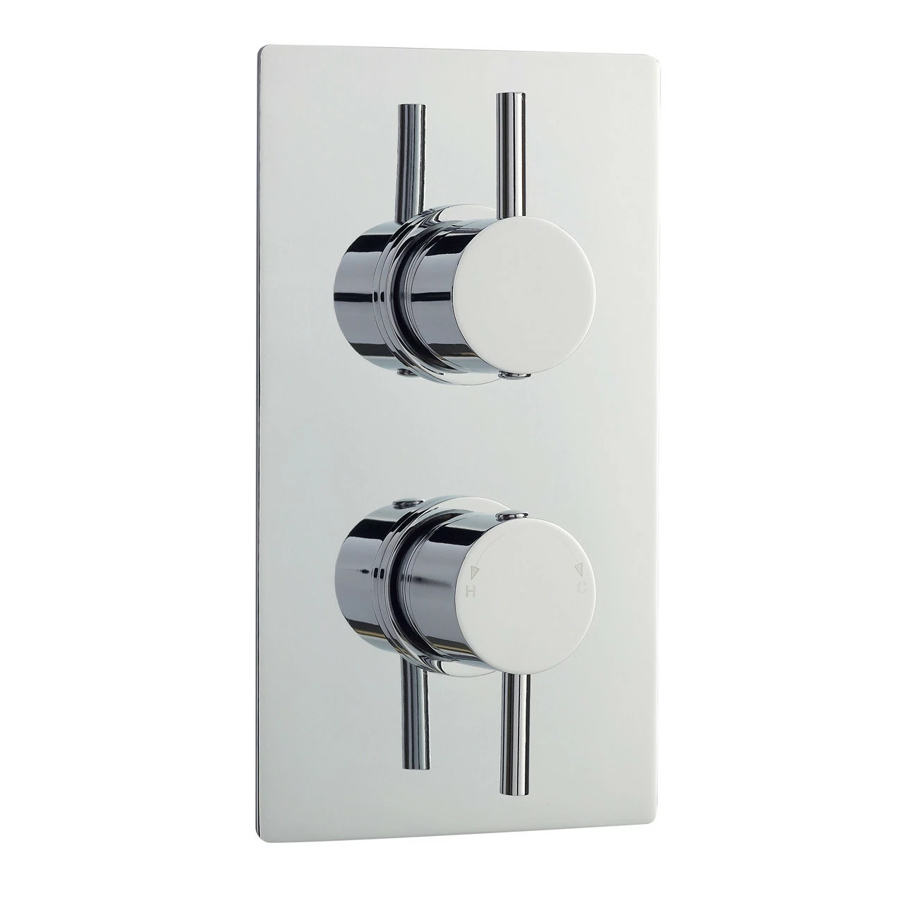 Nuie Quest Twin Thermostatic Shower Valve With Diverter - QUEV52 - Image 4