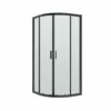 Nuie Rene Matt Black 800mm Quadrant Shower Enclosure - SQU8BP -Bathroom Products Sales Store nuie rene matt black 800mm quadrant shower enclosure squ8bp 61502.1666714546