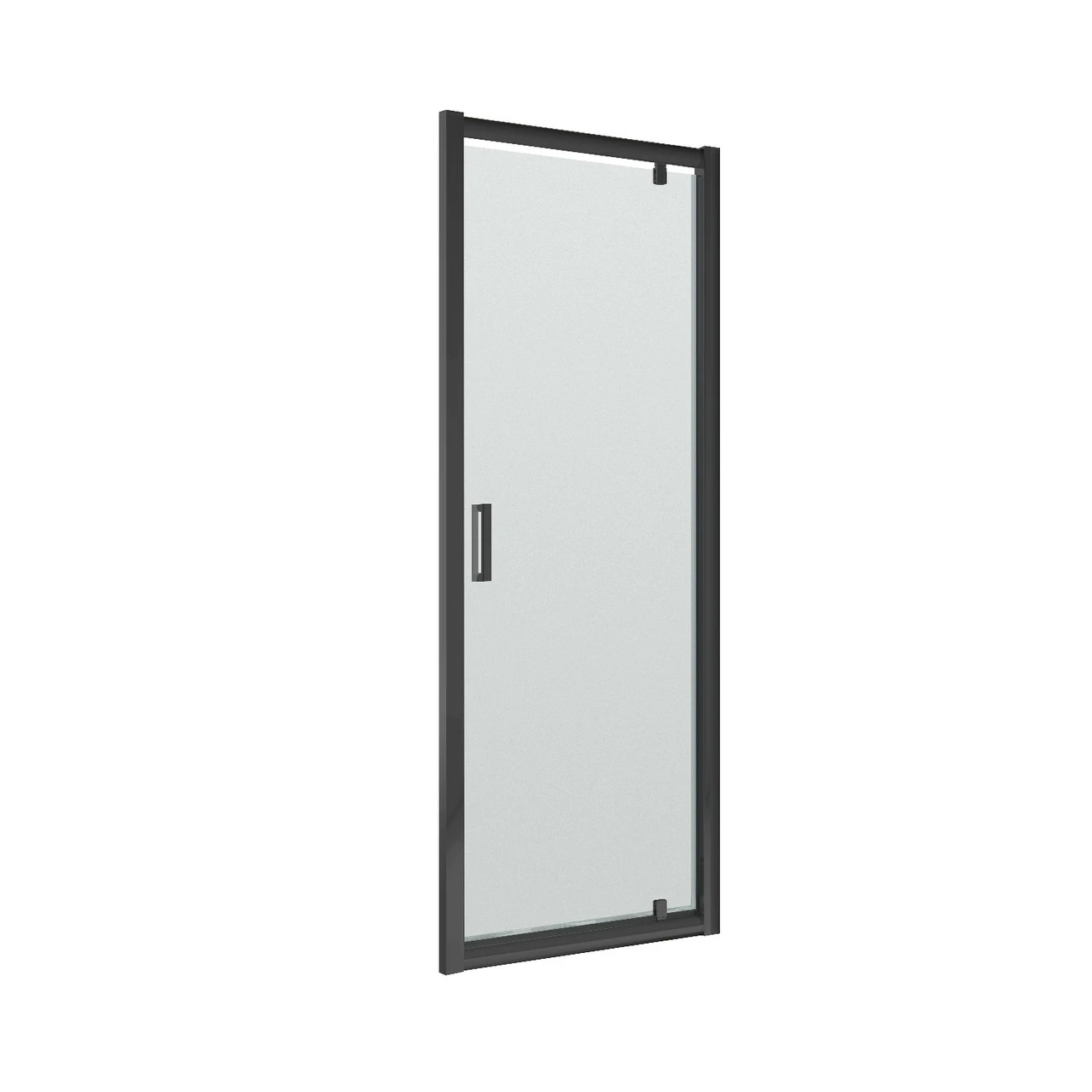 Nuie Rene Matt Black 900mm Pivot Shower Door - SQPD90BP