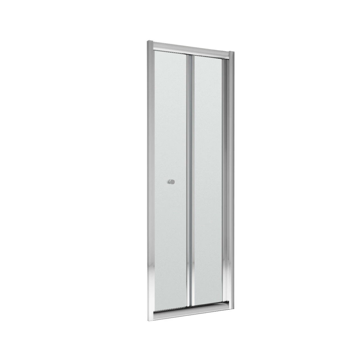 Nuie Rene Satin Chrome 900mm Bi-Fold Shower Door - SQBD90
