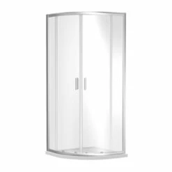 Nuie Rene Satin Chrome 900mm Quadrant Shower Enclosure - SQU9