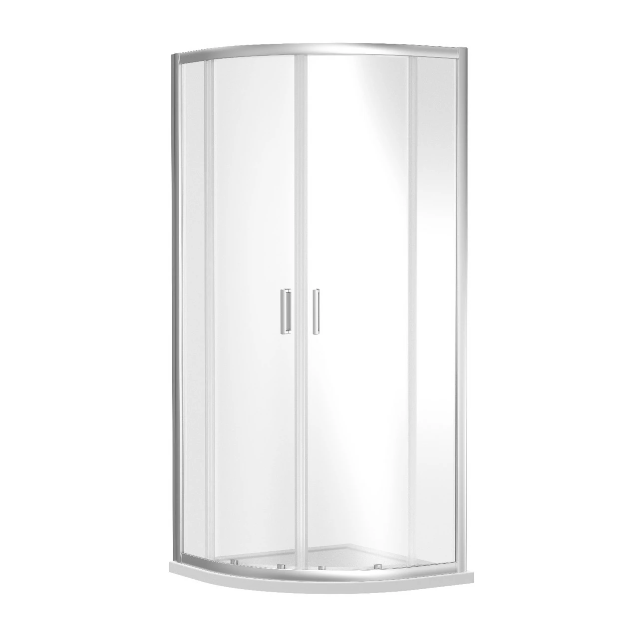 Nuie Rene Satin Chrome 900mm Quadrant Shower Enclosure - SQU9 3 Nuie Rene Satin Chrome 900mm Quadrant Shower Enclosure - SQU9
