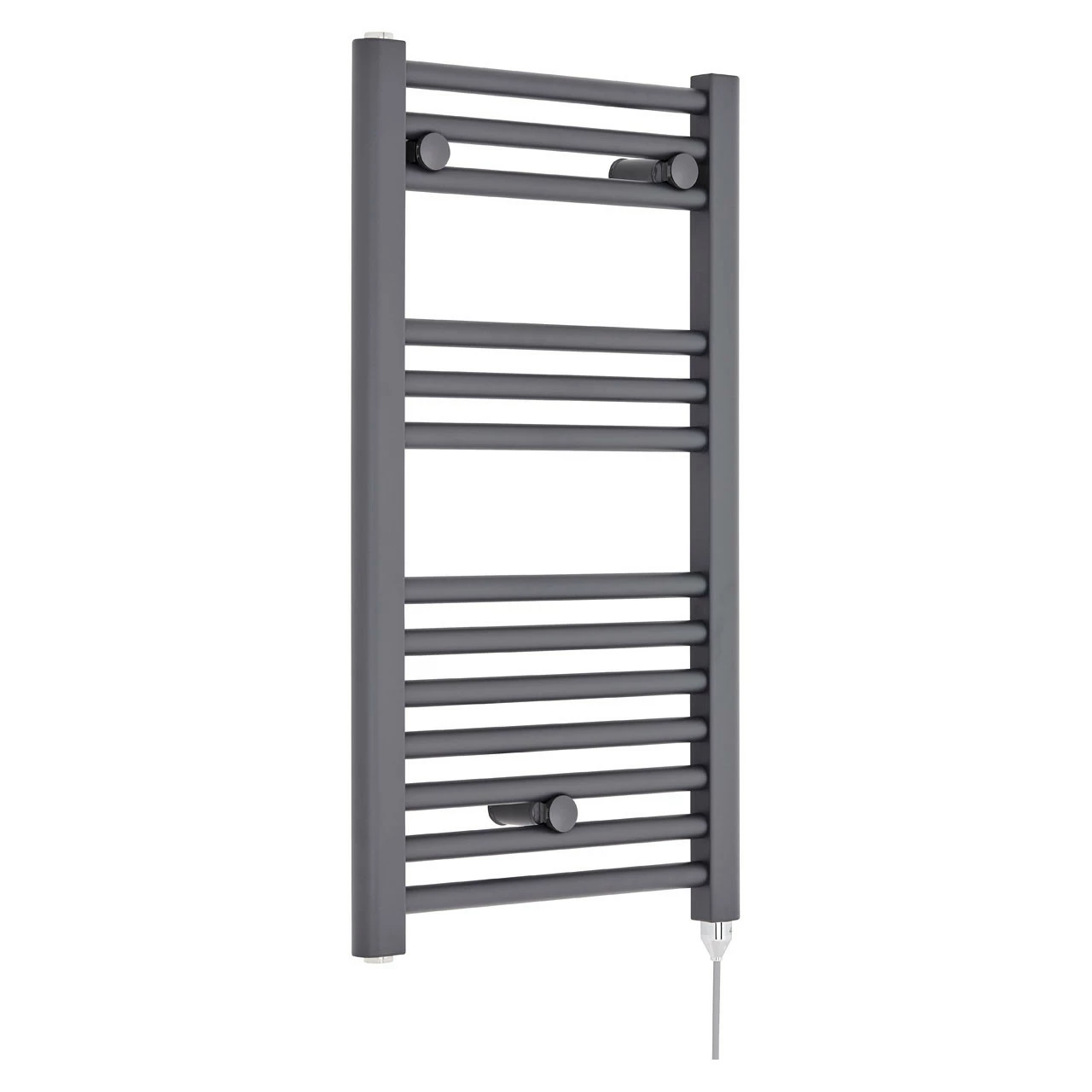 Nuie Round Ladder Anthracite 720mm X 400mm Electric Towel Rail - MTY153 3 Nuie Round Ladder Anthracite 720mm X 400mm Electric Towel Rail - MTY153