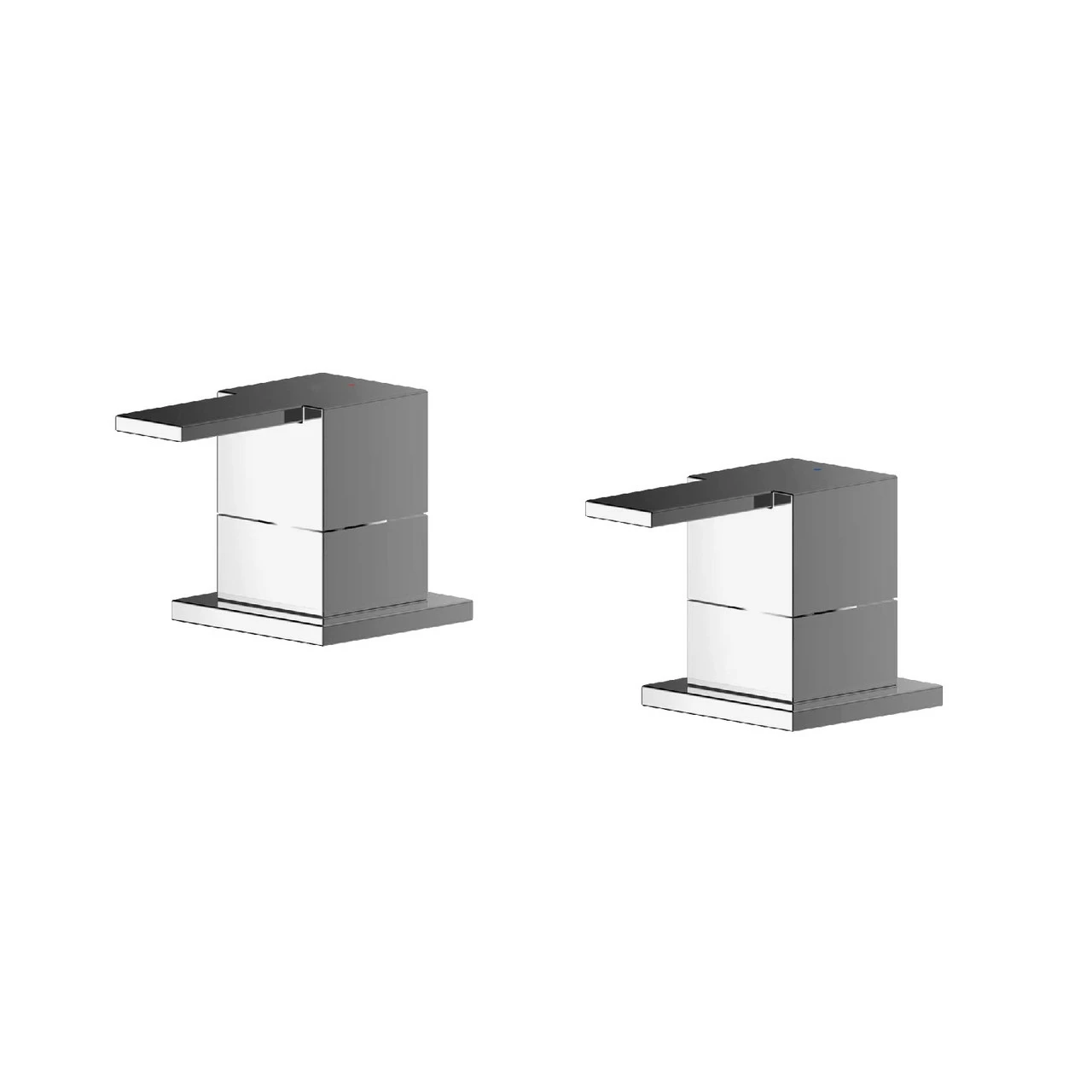 Nuie Sanford Polished Chrome 3/4 Inch Side Valves - SAN308