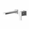Nuie Sanford Polished Chrome Wall Mounted 2 Tap Hole Basin Mixer - SAN381 -Bathroom Products Sales Store nuie sanford polished chrome wall mounted 2 tap hole basin mixer san381 91515.1666714525