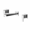 Nuie Sanford Polished Chrome Wall Mounted 3 Tap Hole Basin Mixer Tap - SAN317 -Bathroom Products Sales Store nuie sanford polished chrome wall mounted 3 tap hole basin mixer tap san317 70116.1666714523