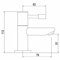 Nuie Series 2 Chrome Basin Taps - FJ311 9 Nuie Series 2 Chrome Basin Taps - FJ311 -Bathroom Products Sales Store nuie series 2 chrome basin taps fj311 four 34015.1652443225