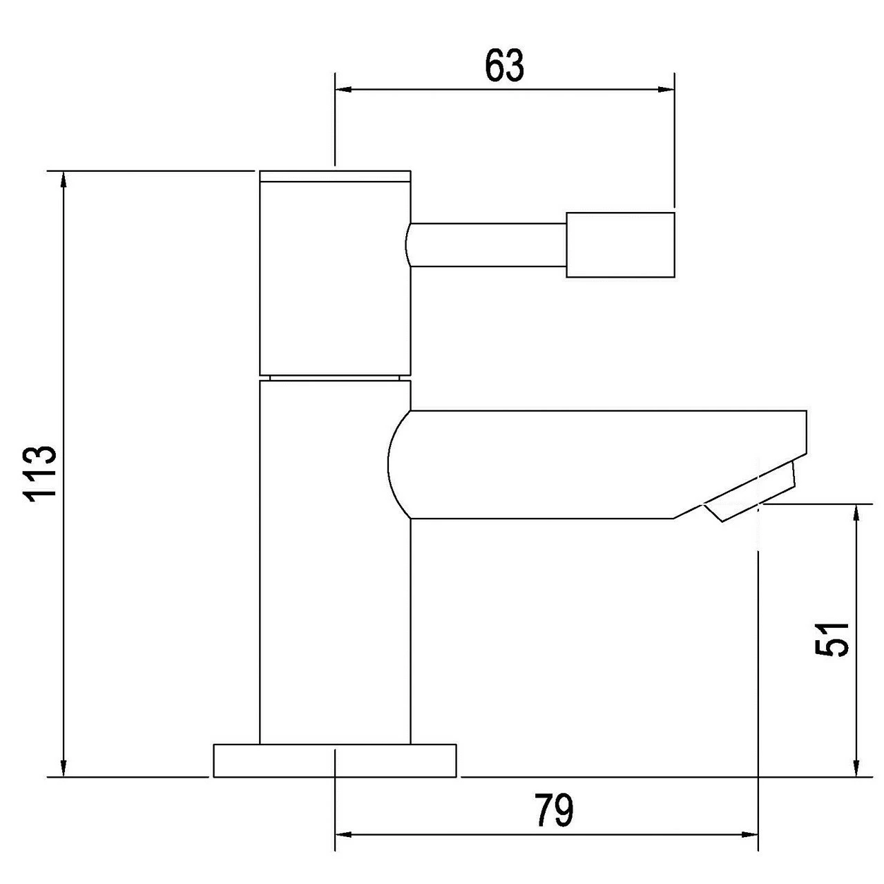 Nuie Series 2 Chrome Basin Taps - FJ311 6 Nuie Series 2 Chrome Basin Taps - FJ311 - Image 4