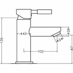 Nuie Series 2 Chrome Mono Basin Mixer Tap - FJ318 9 Nuie Series 2 Chrome Mono Basin Mixer Tap - FJ318 -Bathroom Products Sales Store nuie series 2 chrome mono basin mixer tap fj318 four 51843.1652443226