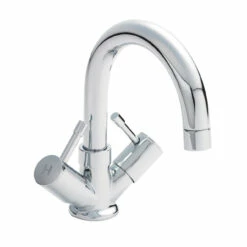 Nuie Series 2 Chrome Mono Basin Mixer Tap With Swivel Spout - FJ317