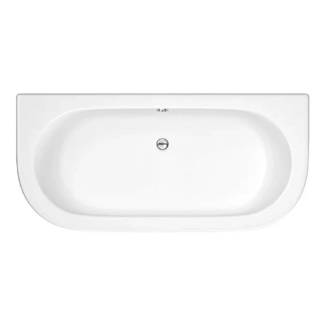 Nuie Shingle 1700mm Double Ended Back To Wall Bath And Bath Panel - BSG003