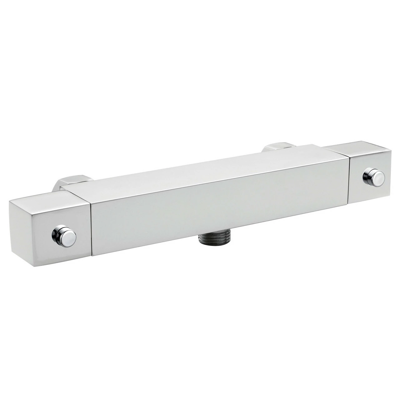 Nuie Square Thermostatic Shower Bar Valve With Bottom Outlet - JTY316 3 Nuie Square Thermostatic Shower Bar Valve With Bottom Outlet - JTY316