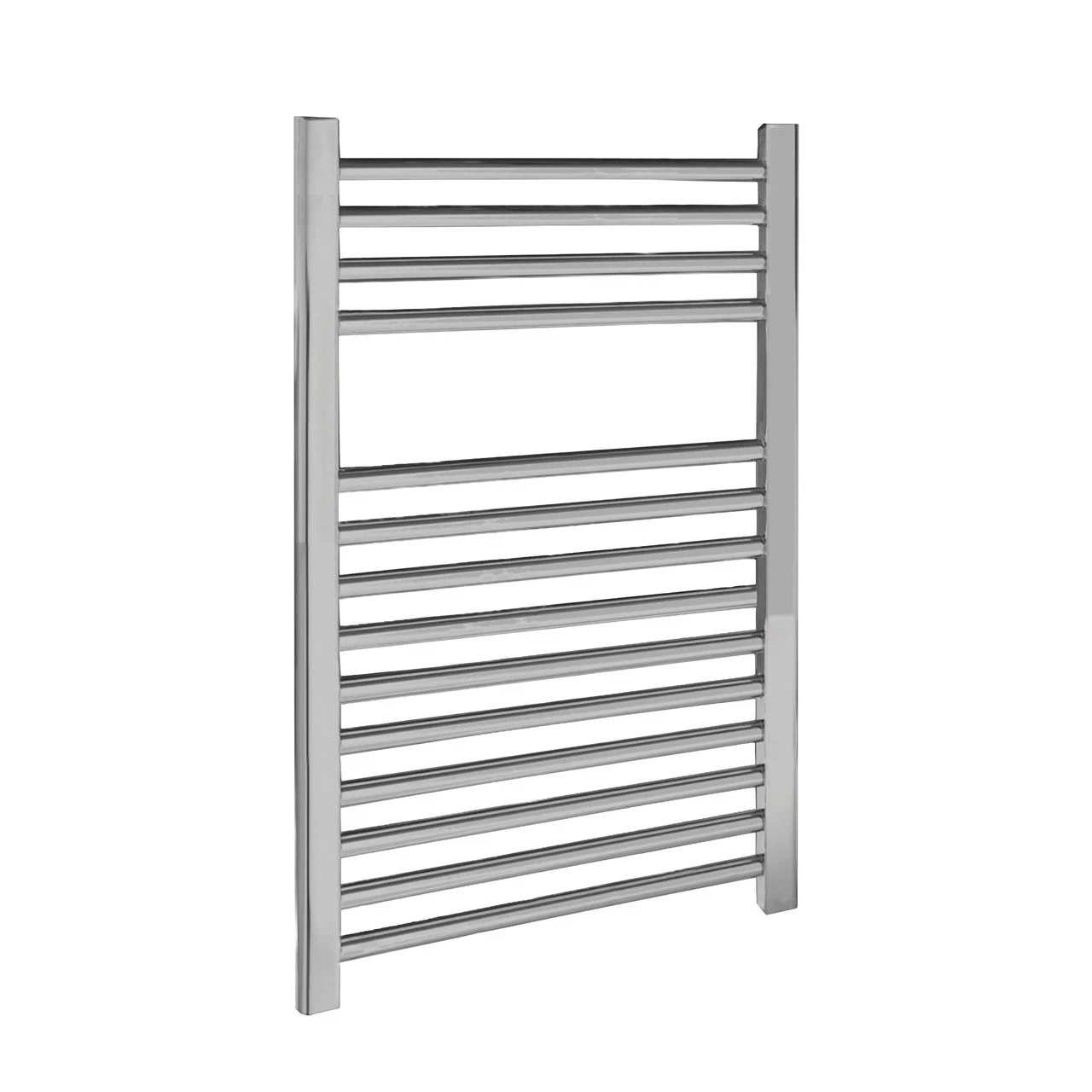 Nuie Straight Ladder Chrome 500mm X 700mm Heated Towel Rail - HK381