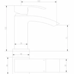 Nuie Vibe Mini Mono Basin Mixer Tap With Push Button Waste - TSI315 7 Nuie Vibe Mini Mono Basin Mixer Tap With Push Button Waste - TSI315 -Bathroom Products Sales Store nuie vibe mini mono basin mixer tap with push button waste tsi315 two 59843.1652443902