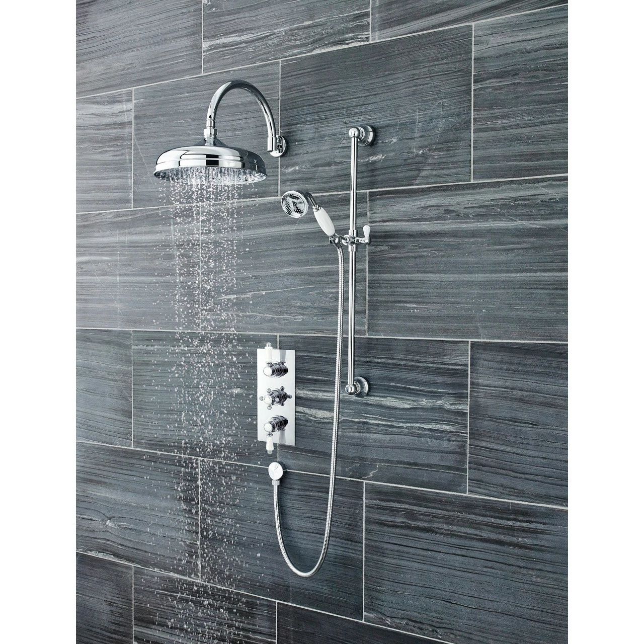 Nuie Victorian Triple Concealed Thermostatic Shower Valve - ITY315 4 Nuie Victorian Triple Concealed Thermostatic Shower Valve - ITY315 - Image 2