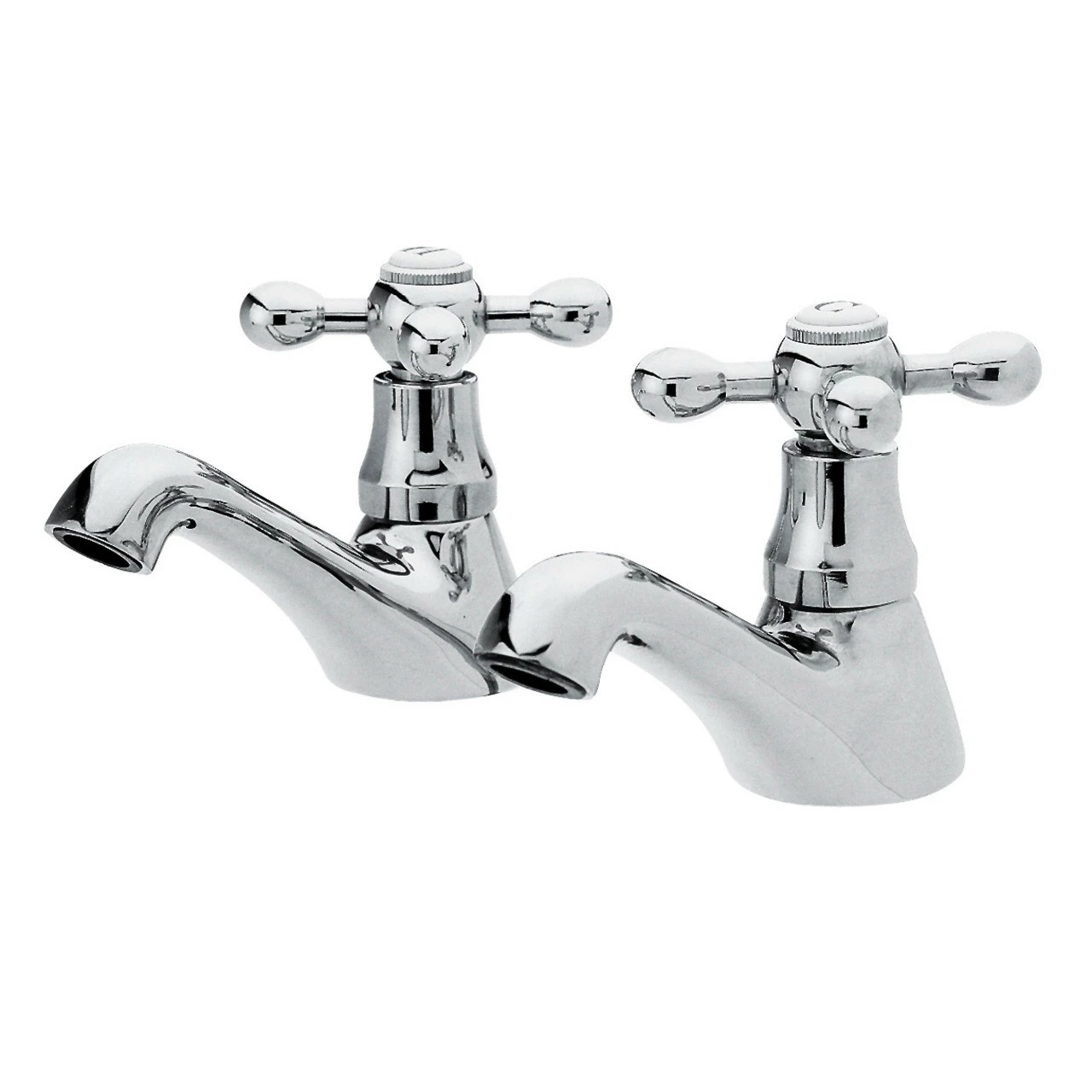Nuie Viscount Traditional Basin Taps - X381 3 Nuie Viscount Traditional Basin Taps - X381