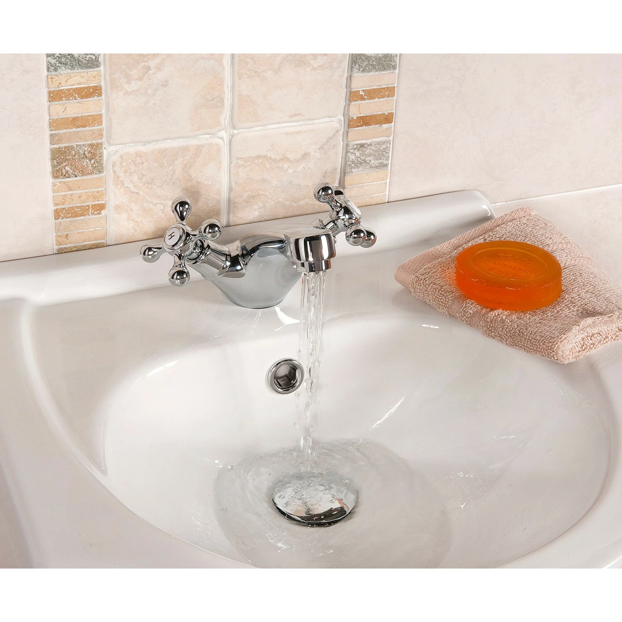 Nuie Viscount Traditional Mono Basin Mixer Tap - X385 4 Nuie Viscount Traditional Mono Basin Mixer Tap - X385 - Image 2