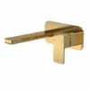 Nuie Windon Brushed Brass Wall Mounted 2 Tap Hole Basin Mixer With Plate - WIN828 -Bathroom Products Sales Store nuie windon brushed brass wall mounted 2 tap hole basin mixer with plate win828 46621.1666714559