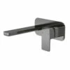 Nuie Windon Brushed Gunmetal Wall Mounted 2 Tap Hole Basin Mixer With Plate - WIN728 -Bathroom Products Sales Store nuie windon brushed gunmetal wall mounted 2 tap hole basin mixer with plate win728 58060.1666714557