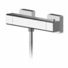 Nuie Windon Polished Chrome Square Thermostatic Shower Bar Valve With Bottom Outlet - WIN503 2 Nuie Windon Polished Chrome Square Thermostatic Shower Bar Valve With Bottom Outlet - WIN503 -Bathroom Products Sales Store nuie windon polished chrome square thermostatic shower bar valve with bottom outlet win503 96272.1666714556