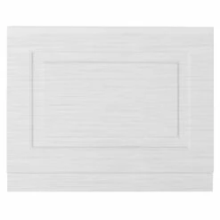 Nuie York White Ash 800mm End Bath Panel 480/100 - OLP113