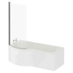 Plage 1500mm Left Hand P Shaped Shower Bath With Bath Screen And Front Bath Panel 9 Plage 1500mm Left Hand P Shaped Shower Bath With Bath Screen And Front Bath Panel -Bathroom Products Sales Store plage 1500mm left hand p shaped shower bath with bath screen and front bath panel right 13080.1691438779