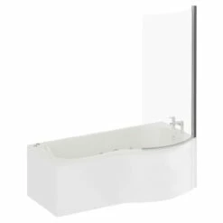 Plage 1700mm 12 Jet Chrome V-Tec Right Hand P Shaped Whirlpool Shower Bath With Bath Screen And Front Bath Panel 10 Plage 1700mm 12 Jet Chrome V-Tec Right Hand P Shaped Whirlpool Shower Bath With Bath Screen And Front Bath Panel -Bathroom Products Sales Store plage 1700mm 12 jet chrome v tec right hand p shaped whirlpool shower bath with bath screen and front bath panel left 15507.1691438803