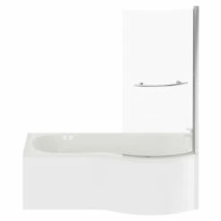 Plage 1700mm 6 Jet Chrome Flat Jet Right Hand P Shaped Whirlpool Shower Bath With Towel Rail Bath Screen And Front Bath Panel 11 Plage 1700mm 6 Jet Chrome Flat Jet Right Hand P Shaped Whirlpool Shower Bath With Towel Rail Bath Screen And Front Bath Panel -Bathroom Products Sales Store plage 1700mm 6 jet chrome flat jet right hand p shaped whirlpool shower bath with towel rail bath screen and front bath panel front 05485.1691438804