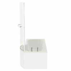 Plage 1700mm 6 Jet Chrome Flat Jet Right Hand P Shaped Whirlpool Shower Bath With Towel Rail Bath Screen And Front Bath Panel 12 Plage 1700mm 6 Jet Chrome Flat Jet Right Hand P Shaped Whirlpool Shower Bath With Towel Rail Bath Screen And Front Bath Panel -Bathroom Products Sales Store plage 1700mm 6 jet chrome flat jet right hand p shaped whirlpool shower bath with towel rail bath screen and front bath panel side 85026.1691438804