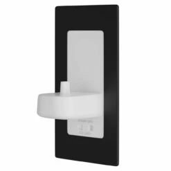 Proofvision Black Metal In-Wall Electric Toothbrush Charger And Shaver Combo - PV12P-B-FR