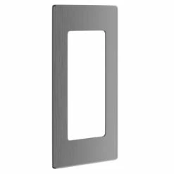 Proofvision Brushed Steel Face Plate For PV11 In-Wall Twin Electric Toothbrush Charger And PV12 Shaver Combo - PV11-BS-FR -Bathroom Products Sales Store proofvision brushed steel face plate for pv11 in wall twin electric toothbrush charger and pv12 shaver combo pv11 bs fr left 73763.1652542514