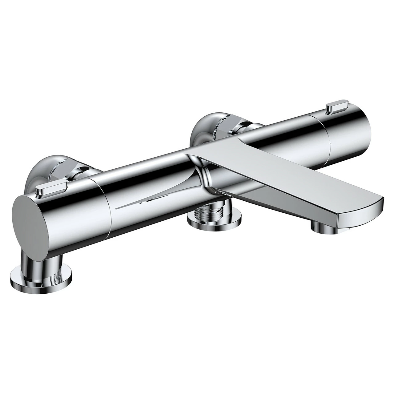 RAK Blade Deck Mounted 3 Tap Hole Basin Mixer Tap - RAKBLD3011C 3 RAK Blade Deck Mounted 3 Tap Hole Basin Mixer Tap - RAKBLD3011C