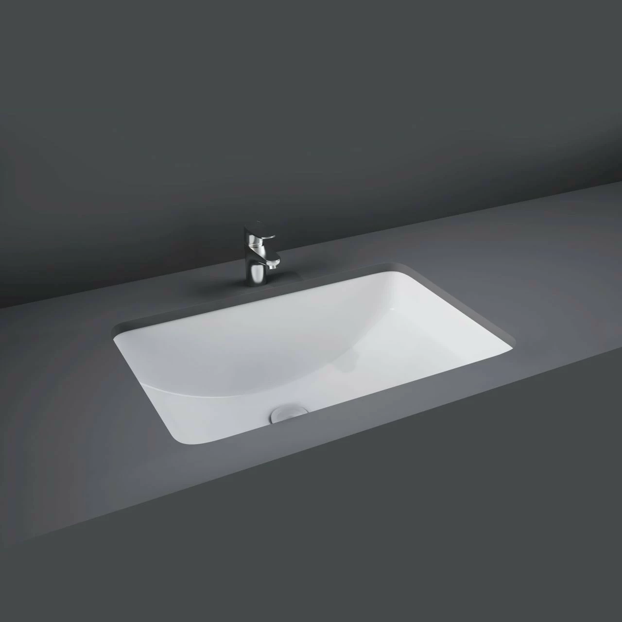 RAK Cleo 515mm X 365mm X 205mm Under Counter Basin - OC143AWHA 3 RAK Cleo 515mm X 365mm X 205mm Under Counter Basin - OC143AWHA