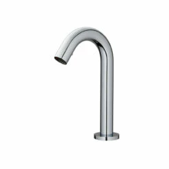 RAK Compact Commercial Tall Curved Deck Mounted Sensor Basin Mixer Tap - RAKCOM903C