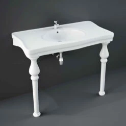 RAK Console Alexandra 1050mm Basin With 2 Tap Holes - DC0301AWHA