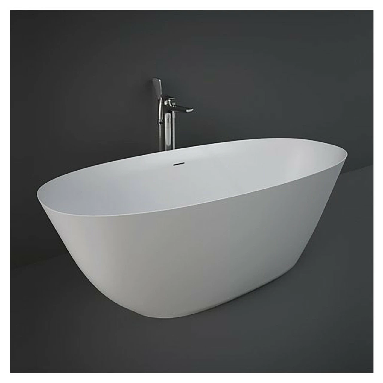 RAK Cove Solid White 1700mm X 750mm Freestanding Bath - COVBT17075500