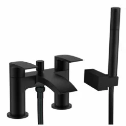 RAK Curve Black Bath Shower Mixer Tap - RAKCRV3005B