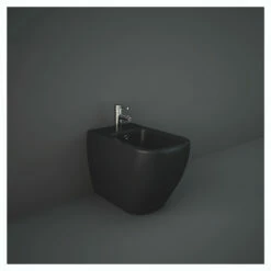 RAK Feeling Matt Black Back To Wall Bidet - MP18504A