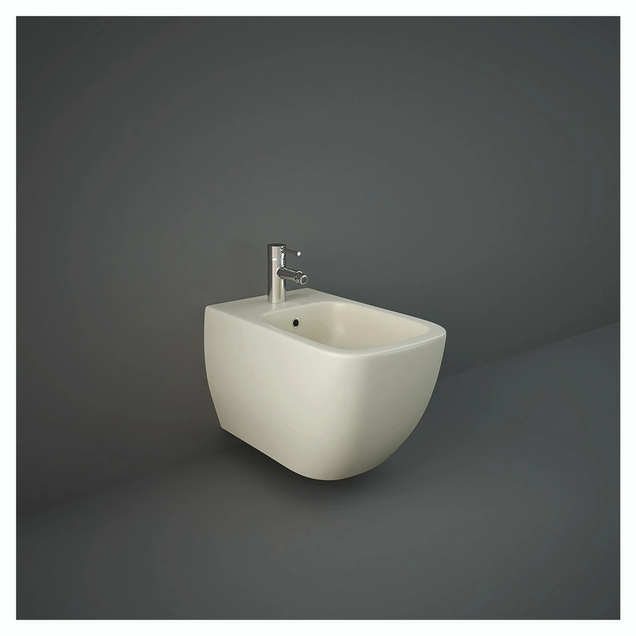RAK Feeling Matt Greige Wall Hung Bidet - MP07505A 3 RAK Feeling Matt Greige Wall Hung Bidet - MP07505A