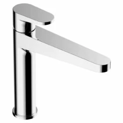 RAK Ischia Chrome Mid Height Basin Mixer Tap - RAKISH3016C
