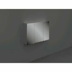 RAK Joy 1000mm 3 Door Wall Hung Mirror Cabinet - JOYMC10003