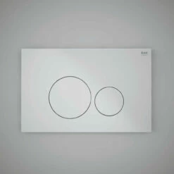 RAK Matt Chrome Flush Plate With Round Push Plates - FSRAKPPL005